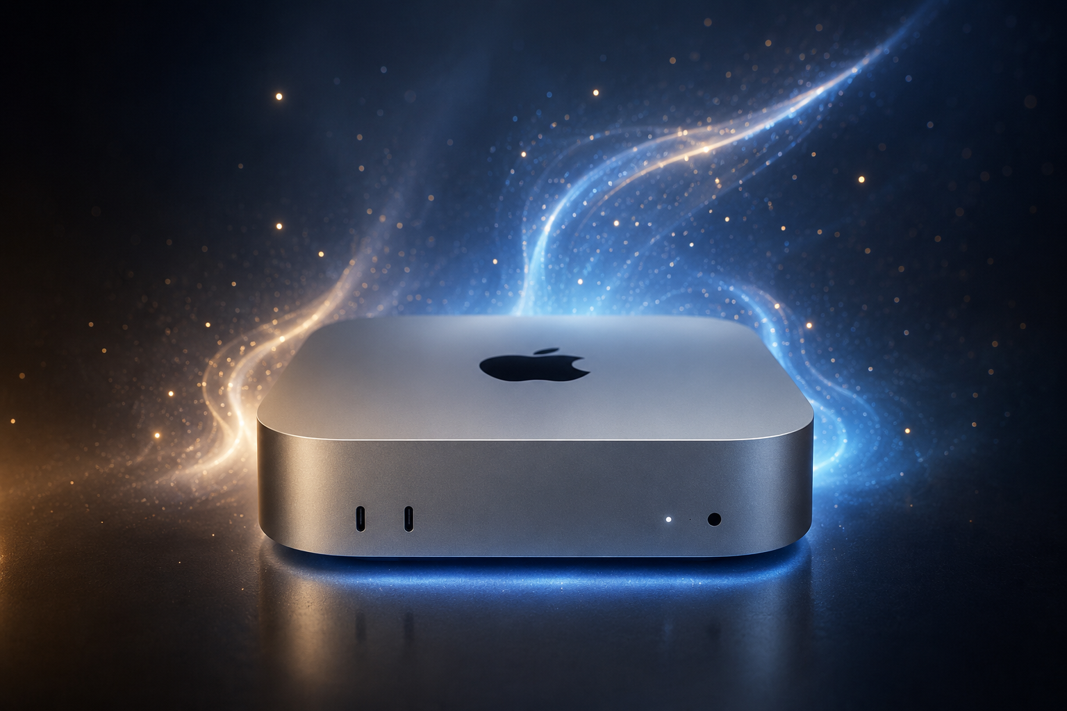 A Mac mini running BackOfficeBoss locally